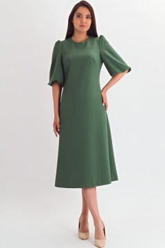Платье зелёное в деловом стиле Braslava