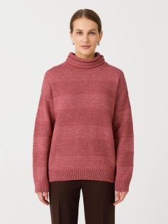 Водолазка бордовая с оригинальным воротником Priz(фото5)