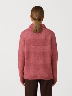 Водолазка бордовая с оригинальным воротником Priz(фото7)