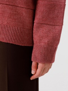 Водолазка бордовая с оригинальным воротником Priz(фото6)