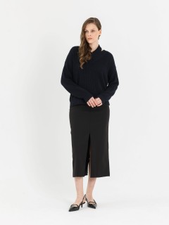 Джемпер вязаный тёмно-синий Priz(фото2)