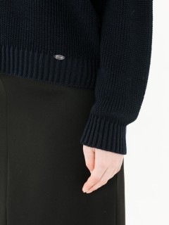 Джемпер вязаный тёмно-синий Priz(фото5)