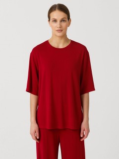 Комплект из футболки и брюк в бордовом цвете Priz(фото2)