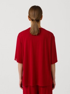 Комплект из футболки и брюк в бордовом цвете Priz(фото7)