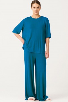 Комплект из футболки и брюк в цвете морской бриз Priz