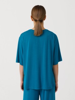 Комплект из футболки и брюк в цвете морской бриз Priz(фото8)