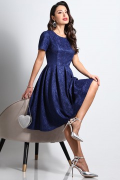 Праздничное платье тёмно-синего цвета Триумфальный выход, нью SelenaSonata