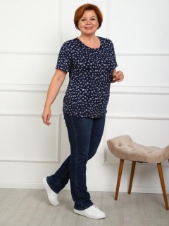 Футболка чёрная трикотажная с принтом Iv-capriz(фото4)