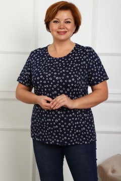 Футболка чёрная трикотажная с принтом Iv-capriz