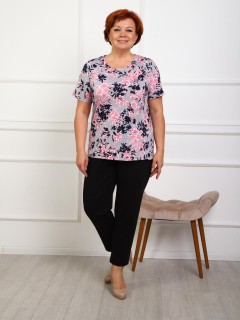 Футболка трикотажная серого цвета с принтом Iv-capriz(фото4)