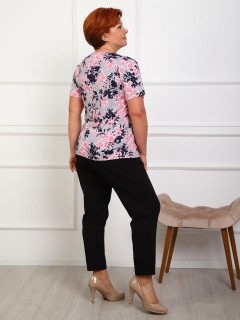 Футболка трикотажная серого цвета с принтом Iv-capriz(фото7)