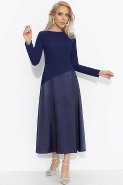 Платье чёрное комбинированное Charutti