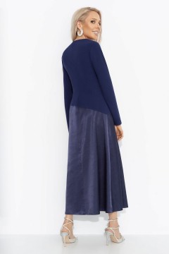 Платье чёрное комбинированное Charutti(фото6)