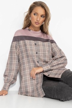 Свитшот комбинированный с замшей Charutti(фото3)