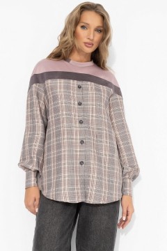 Свитшот комбинированный с замшей Charutti(фото5)