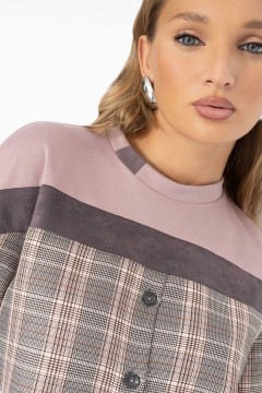 Свитшот комбинированный с замшей Charutti(фото4)