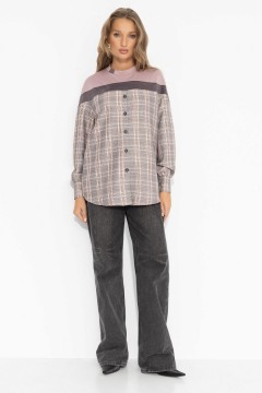 Свитшот комбинированный с замшей Charutti(фото2)