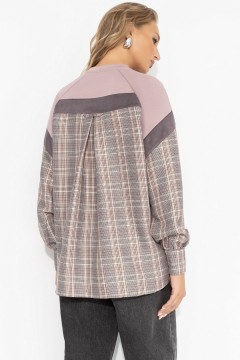 Свитшот комбинированный с замшей Charutti(фото6)