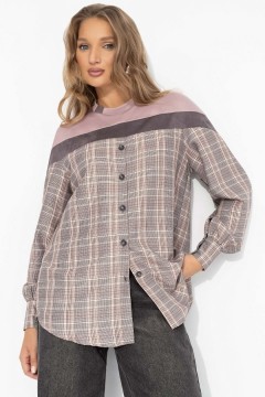 Свитшот комбинированный с замшей Charutti