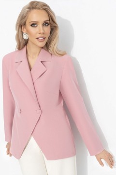 Жакет розовый с застёжкой на пуговицу Charutti(фото4)