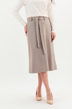 Юбка-колокол тёплая светло-кориневая Braslava(фото2)