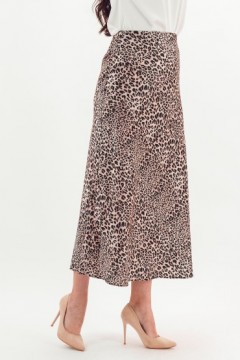 Юбка-колокол с леопардовым принтом Braslava(фото3)