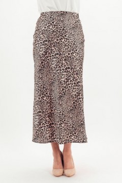 Юбка-колокол с леопардовым принтом Braslava(фото2)
