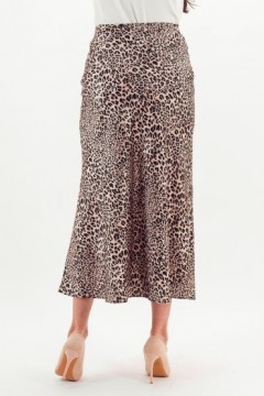 Юбка-колокол с леопардовым принтом Braslava(фото4)