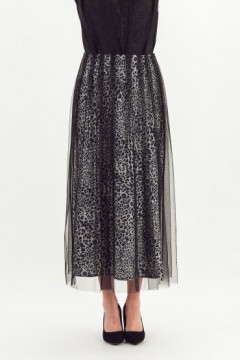 Юбка-колокол с леопардовым принтом Braslava(фото2)