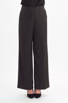 Брюки классические серые в полоску Braslava(фото3)