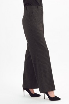 Брюки классические серые в полоску Braslava(фото5)