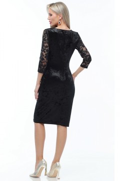 Шикарное женское платье Звучание роскоши, блэк SelenaSonata(фото8)