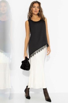 Топ чёрный в бельевом стиле Charutti(фото2)