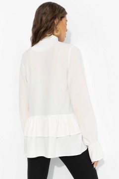 Блузка белая в стиле бохо Charutti(фото6)