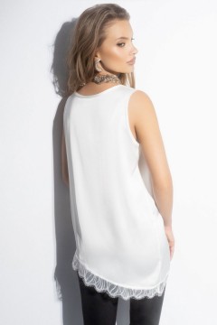 Топ белый в бельевом стиле Charutti(фото6)
