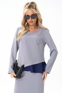 Блузон асимметричный с принтом Elza