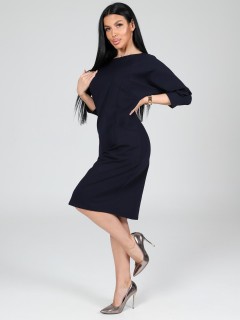 Платье трикотажное синее с карманами Iv-capriz(фото5)