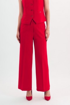 Брюки классические красного цвета Braslava(фото2)