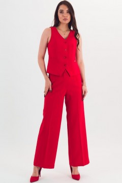 Брюки классические красного цвета Braslava