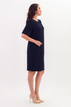 Платье короткое синего цвета Braslava(фото4)