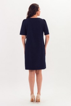 Платье короткое синего цвета Braslava(фото5)