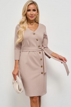 Платье трикотажное с поясом Jetty