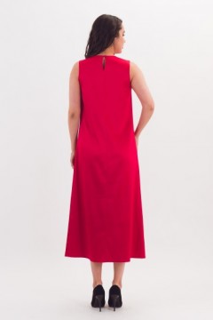 Платье красное без рукавов Braslava(фото4)