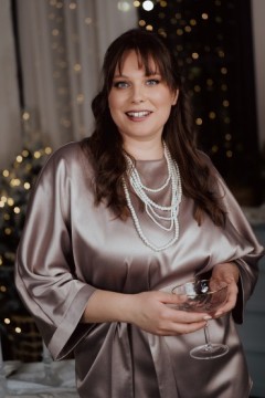 Блузка светло-серая с поясом Braslava(фото8)