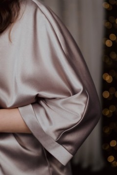 Блузка светло-серая с поясом Braslava(фото6)