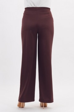 Брюки-палаццо коричневого цвета Braslava(фото6)