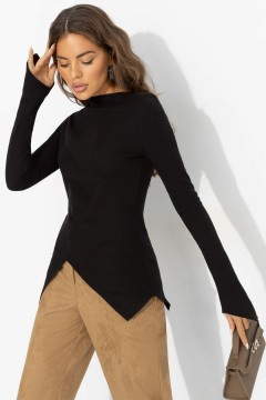 Лонгслив трикотажный чёрного цвета Charutti(фото7)