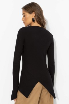 Лонгслив трикотажный чёрного цвета Charutti(фото6)