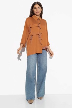 Рубашка медного цвета Charutti(фото2)