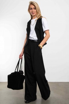 Жилет классический чёрный Kosmos(фото2)